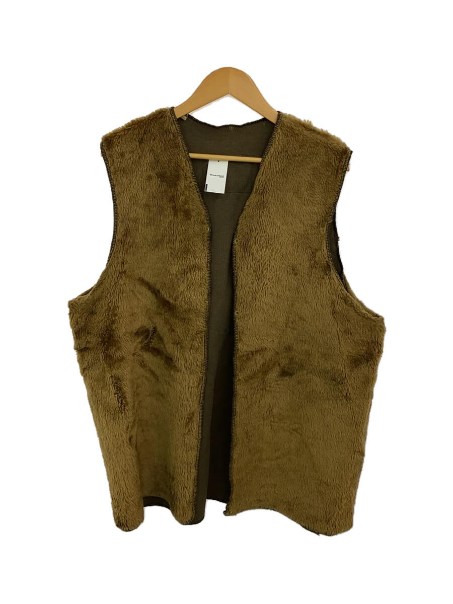 【中古】Barbour◆90s/pile lining vest/England/40/ブラウン/無地/A295//【メンズウェア】