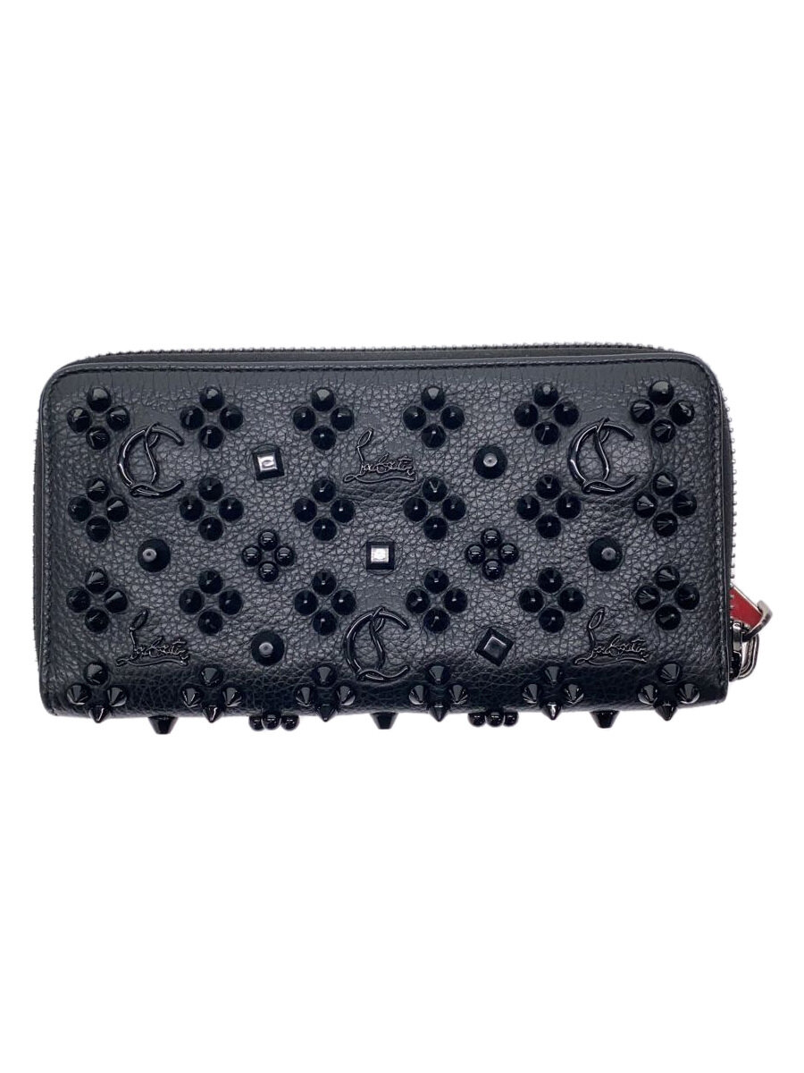 【中古】Christian Louboutin◆長財布/--/BLK/メンズ【服飾雑貨他】