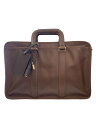 【中古】COACH◆2WAY/ビジネスバッグ/ブリーフケース/レザー/ブラウン/F70374【バッグ】