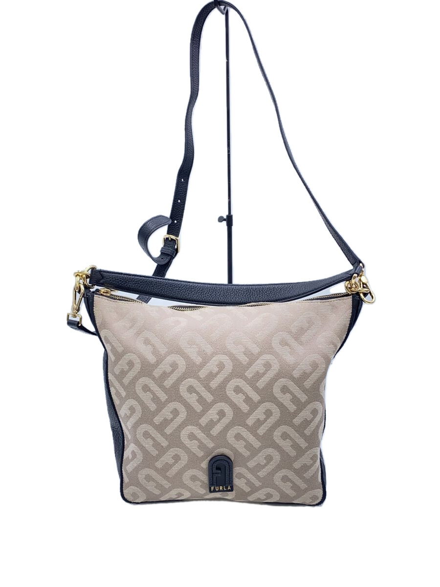 【中古】FURLA◆ショルダーバッグ/--/BEG/WB00546【バッグ】