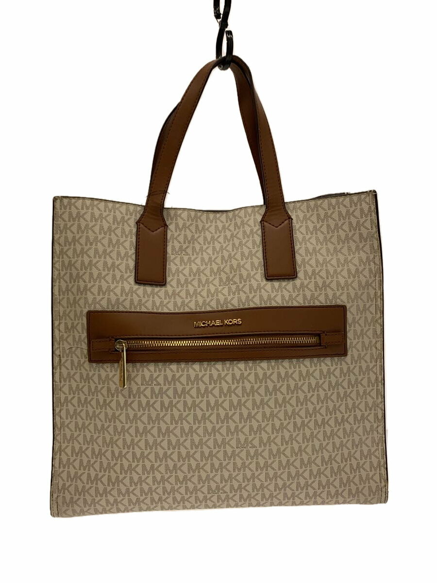 楽天2nd STREET 楽天市場店【中古】MICHAEL KORS◆トートバッグ/--/CRM/総柄/35T0GY9T3B【バッグ】