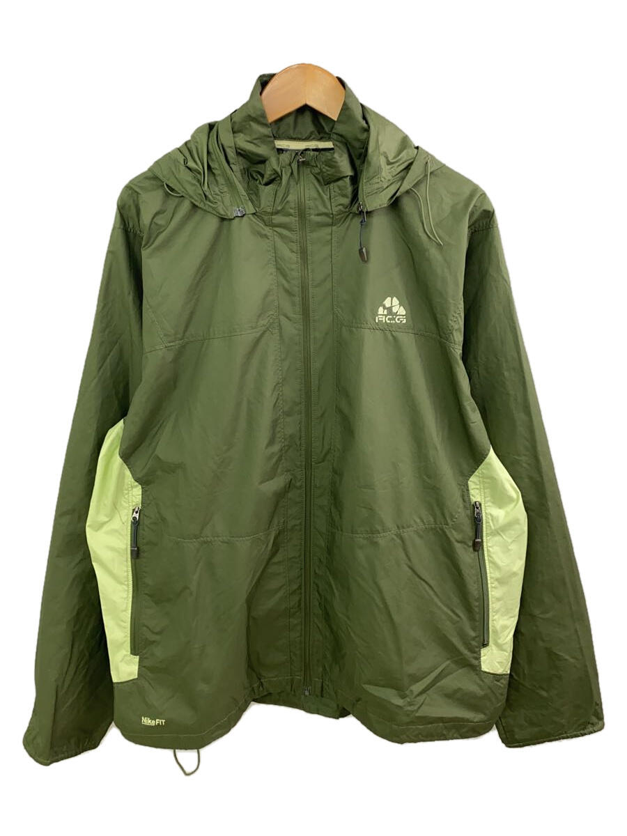 【中古】NIKE ACG◆マウンテンパーカ/XL/ポリエステル/KHK/無地/178658-370【メンズウェア】