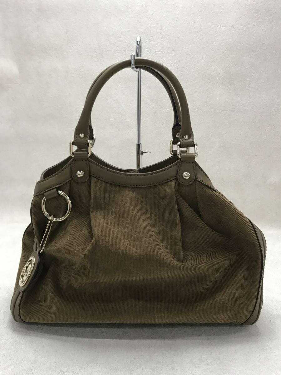 【中古】GUCCI◆ハンドバッグ_スーキー_グッチシマ【バッグ】