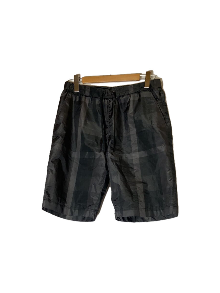 【中古】BLACK LABEL CRESTBRIDGE◆ショートパンツ/LL/ポリエステル/BLK/チェック【メンズウェア】