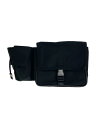 【中古】PRADA◆ウエストバッグ/ナイロン/BLK//【バッグ】