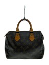 【中古】LOUIS VUITTON◆1)スピーディ25_モノグラム・キャンバス_BRW/PVC/BRW【バッグ】