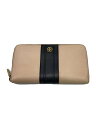 【中古】TORY BURCH◆長財布/--/CRM/レディース【服飾雑貨他】