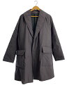 【中古】marka◆21AW/STUFFED SHAWL COLLAR COAT/コットン/GRY/M21D-01CO01C【メンズウェア】