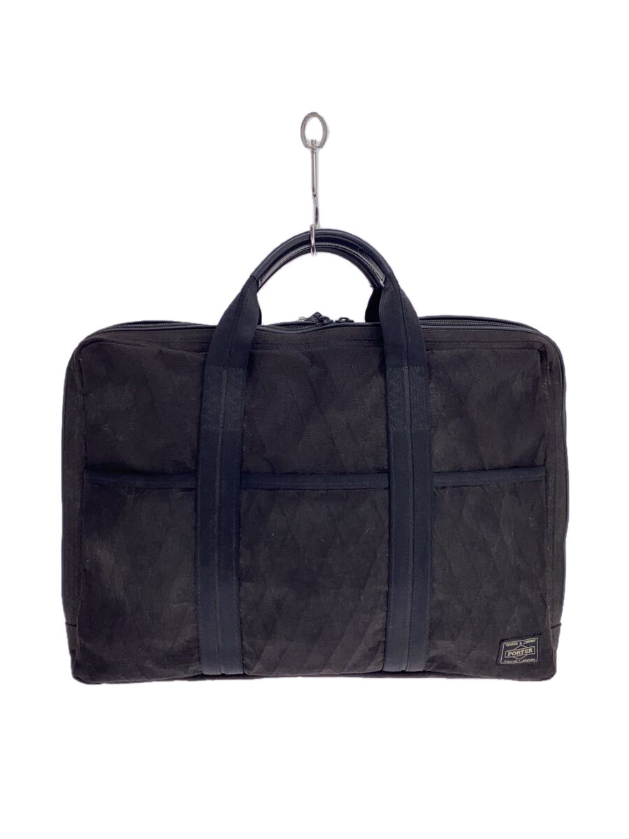 【中古】PORTER◆コーデュラ/ショルダー欠損/状態考慮/ブリーフケース/ナイロン/ブラック【バッグ】