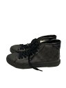 【中古】COACH◆ハイカットスニーカー/26cm/ブラック/レザー/FG4396/総柄【シューズ】