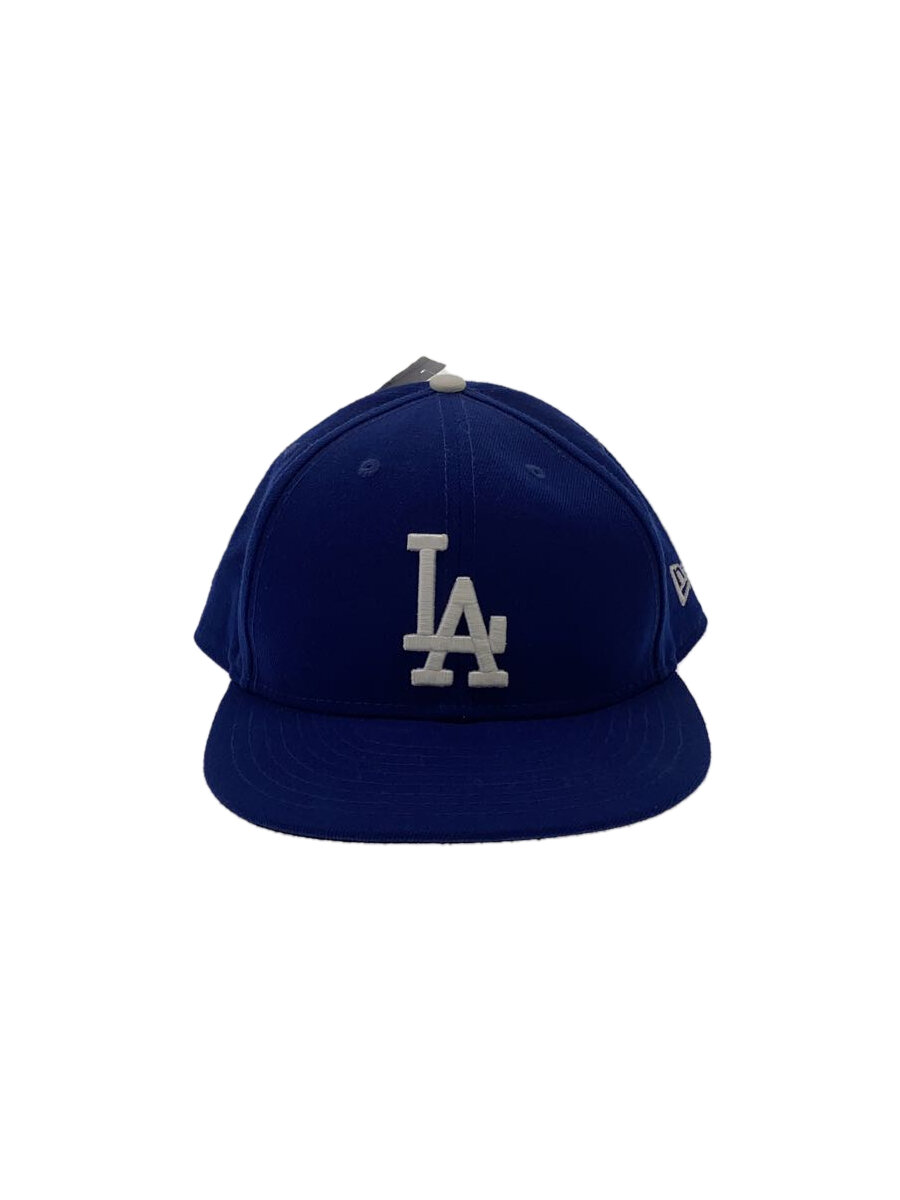 【中古】NEW ERA◆ドジャース/キャップ/7 7/8/ポリエステル/BLU/メンズ【服飾雑貨他】