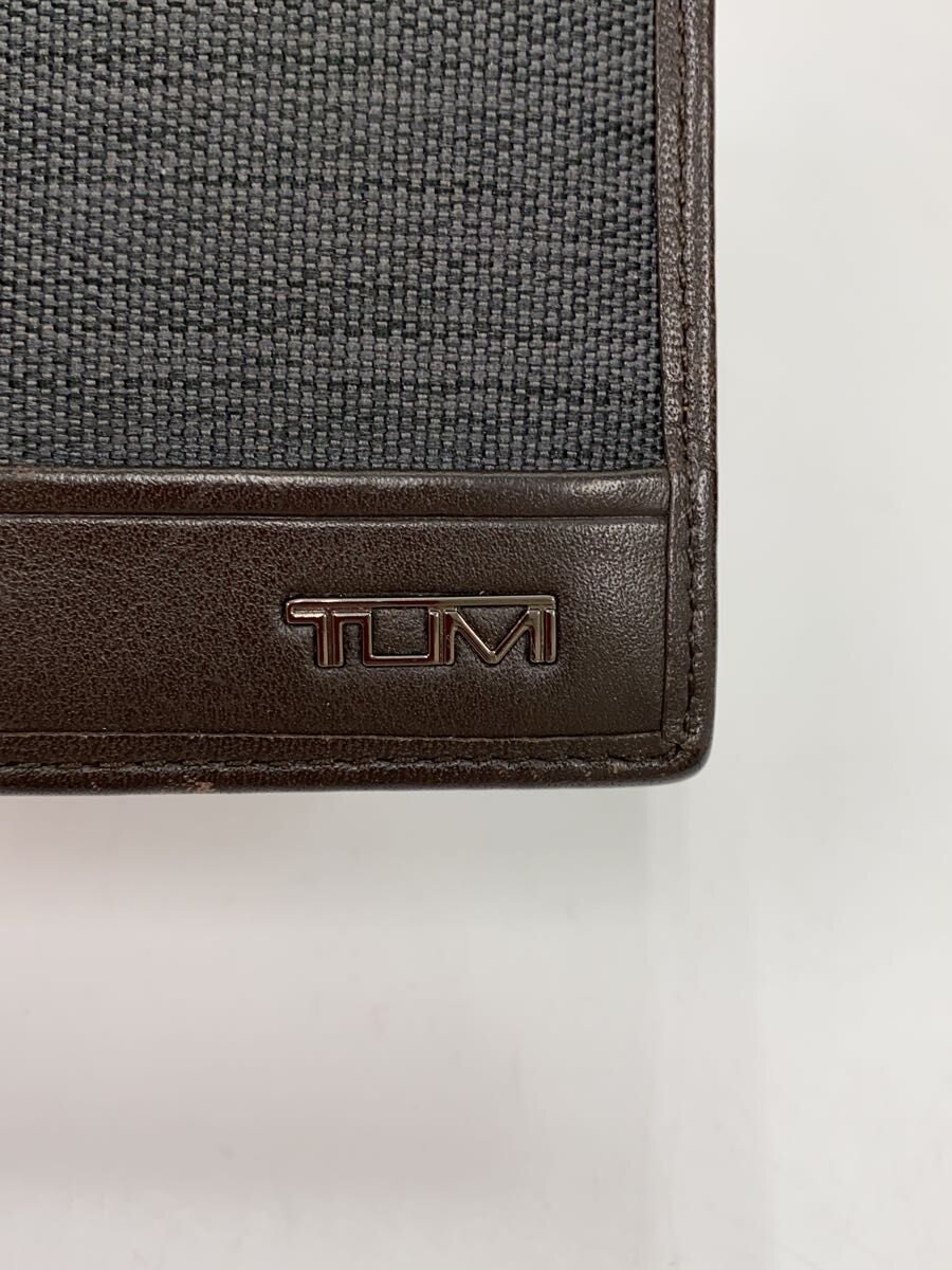 【中古】TUMI◆長財布/--/GRY/メンズ/トラベルウォレット【服飾雑貨他】