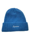 【中古】Supreme◆ニットキャップ/--/BLU/メンズ【服飾雑貨他】