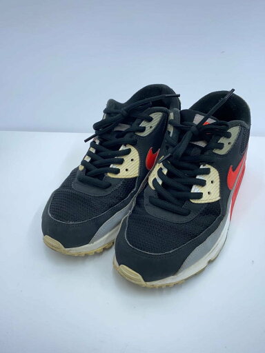 【中古】NIKE◆AIR MAX 90 ESSENTIAL/エアマックスエッセンシャル/ブラック/AJ1285-012/26cm/BLK【シューズ】