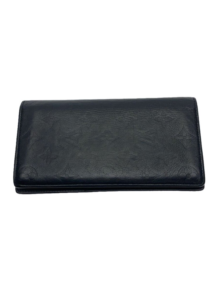 乐天商城 - 【中古】LOUIS VUITTON◆ポルト・フォイユ・ブラザ_モノグラム・シャドウ_BLK/牛革/BLK/モノグラム/メンズ【服飾雑貨他】