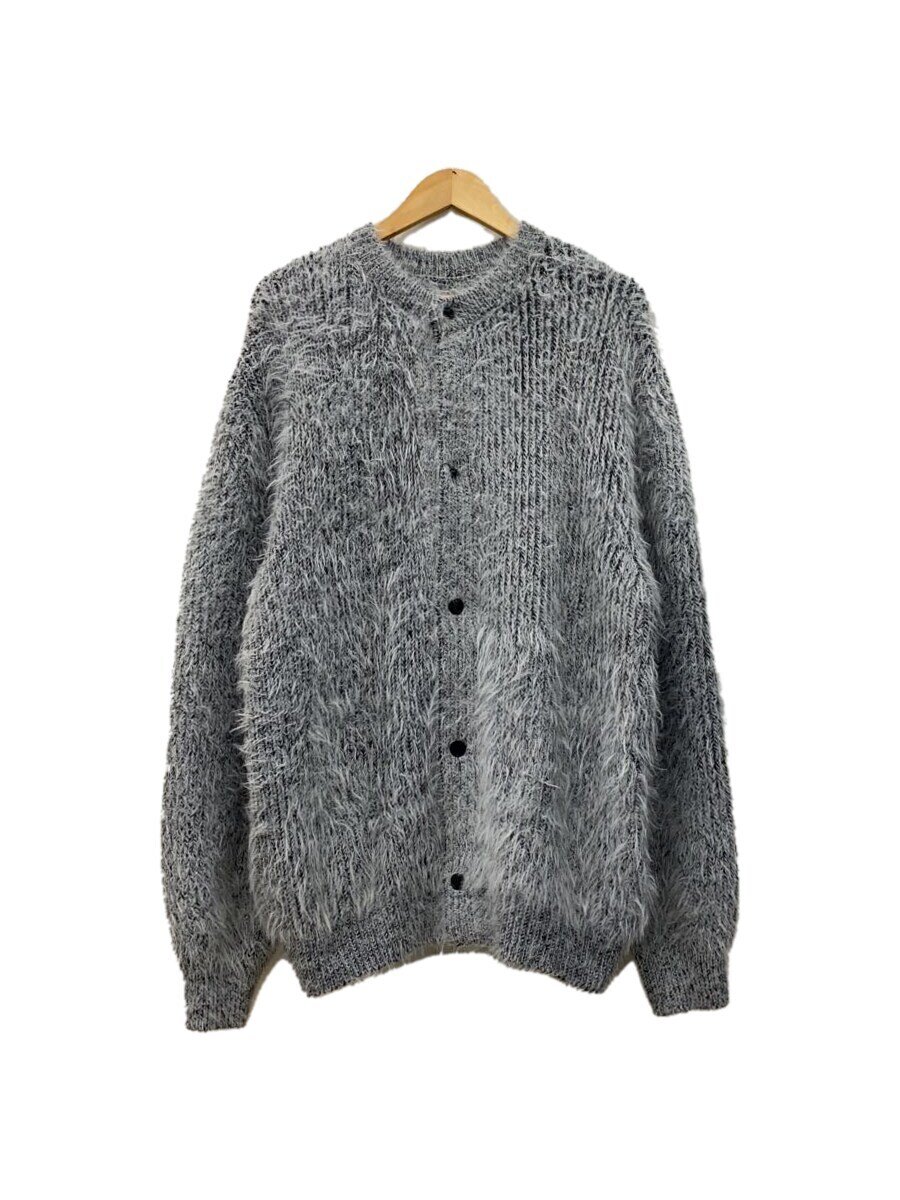 【中古】ムアトアール/シャギーニットカーディガン/40/ナイロン/GRY/MUK-33030-B【メンズウェア】
