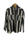 【中古】AVIREX◆Stripe Denim Shirt/L/コットン/ストライプ/783-4120003【メンズウェア】(4)