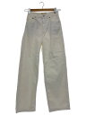 【中古】YANUK◆ボトム/23/コットン/WHT/57121078【レディースウェア】
