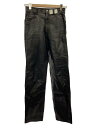 【中古】WORLD CHAMPION/レザーバイカーパンツ/73/BLK【スポーツ】