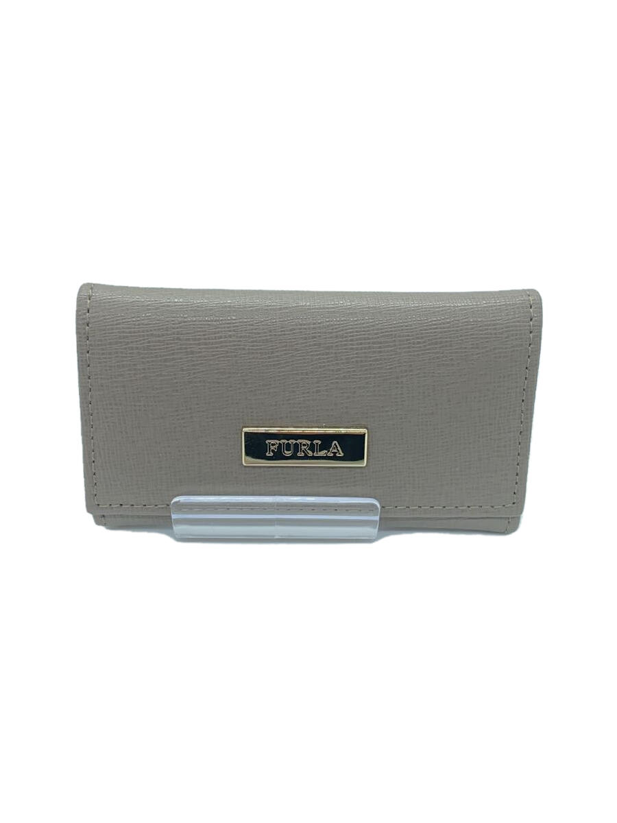 【中古】FURLA◆キーケース/--/GRY/無