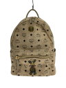 【中古】MCM◆リュック/--/BEG/総柄/MWK6AXL06IG001【バッグ】