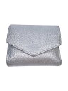 【中古】Maison Margiela◆3つ折り財布/レザー/SLV/無地/メンズ/S56UI0136 PR695【服飾雑貨他】
