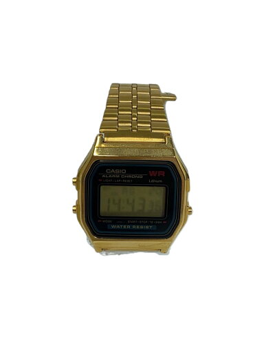 【中古】CASIO◆クォーツ腕時計_その他/デジアナ/ステンレス/BLK/GLD/SS【服飾雑貨他】 【中古】CASIO◆クォーツ腕時計_その他/デジアナ/ステンレス/BLK/GLD/SS【服飾雑貨他】