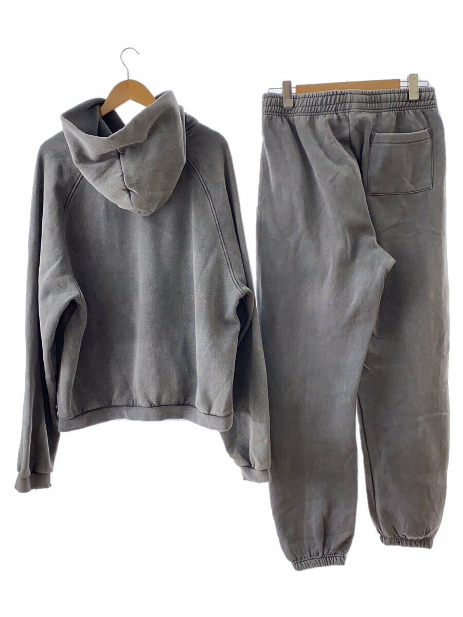 【中古】ZARA◆セットアップ/XL/コットン/GRY/無地/80089348-4【メンズウェア】