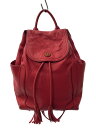 【中古】TORY BURCH◆リュック/--/RED【バッグ】
