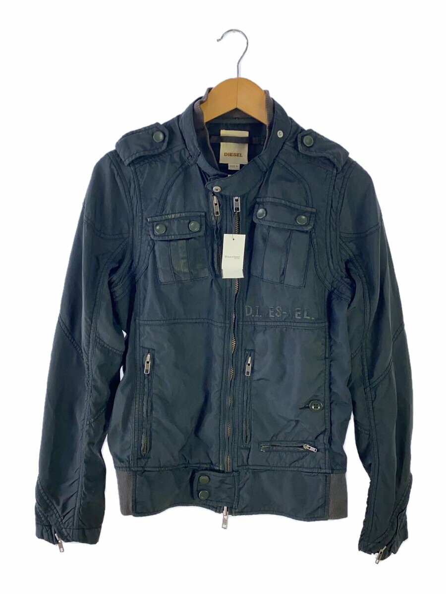 【中古】DIESEL◆ジャケット/S/コットン/GRY【メンズウェア】