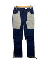 【中古】X-girl◆ブーツカットパンツ/M/コットン/IDG/105231031003/裾汚れ有【レディースウェア】