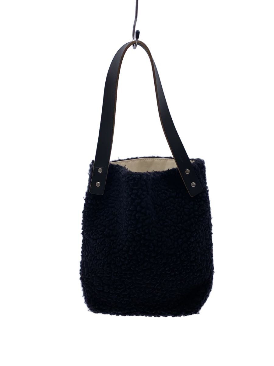 【中古】TEMBEA◆トートバッグ/ウール/BLK【バッグ】