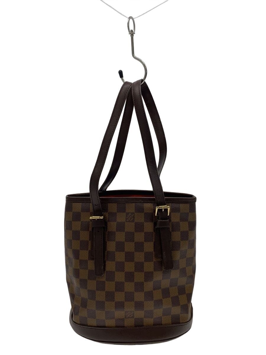 LOUIS VUITTON - 【中古】LOUIS VUITTON◆マレPM_ダミエ・エベヌ/PVC/BRW/総柄【バッグ】