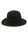 【中古】Borsalino◆ハット/--/ウール/ブラウン/メンズ【服飾雑貨他】