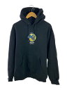 【中古】HUF◆パーカー/M/コットン/BLK/PF00606【メンズウェア】