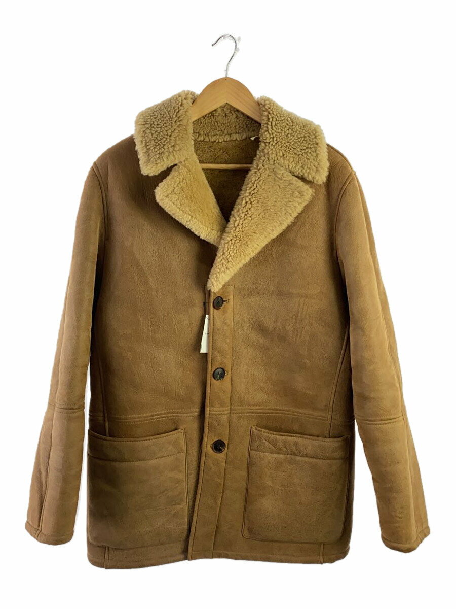 【中古】LEVI’S MADE&CRAFTED◆コート/M/羊革/CML/無地/559460000【メンズウェア】