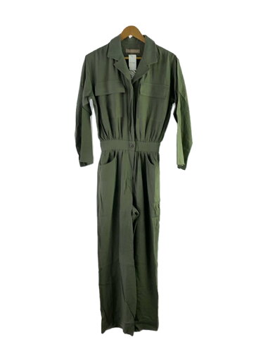 【中古】ALEXIA STAM◆オールインワン/S/リネン/KHK/無地/AS21AW-CLA025KH-S【レディースウェア】 【中古】ALEXIA STAM◆オールインワン/S/リネン/KHK/無地/AS21AW-CLA025KH-S【レディースウェア】