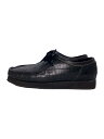 【中古】WACKO MARIA◆クロコダイルエンボスワラビー/61616571/ラスタカラーステッチ/ブラック/27cm【シューズ】