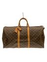 【中古】LOUIS VUITTON◆キーポル55_モノグラム・キャンバス_BRW/PVC/BRW【バッグ】