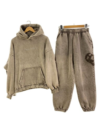 【中古】HTH(Hotter than Hell)◆vintage like Heart Logo Hoodie/セットアップ/one/コットン/BEG/HT1151【メンズウェア】 【中古】HTH(Hotter than Hell)◆vintage like Heart Logo Hoodie/セットアップ/one/コットン/BEG/HT1151【メンズウェア】