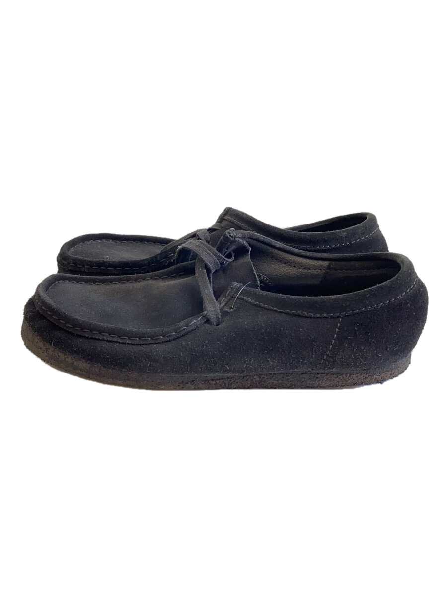 【中古】Clarks◆シューズ/26.5cm/BLK/スウェード/61501899【シューズ】