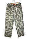【中古】Supreme◆ボトム/32/コットン/GRY/アニマル【メンズウェア】