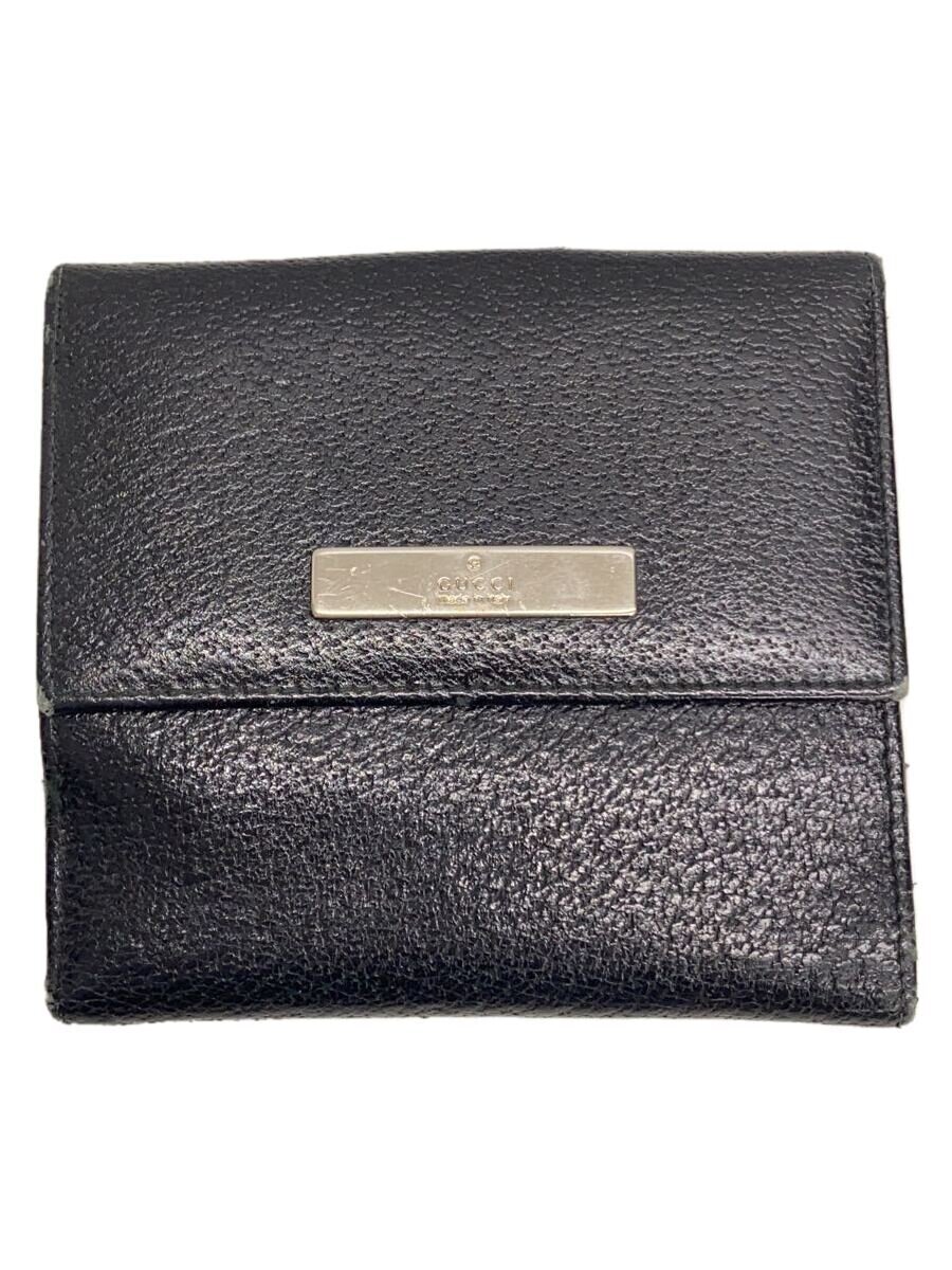 【中古】GUCCI◆GUCCI/2つ折り財布/--/BLK/メンズ/035.3731.2151【服飾雑貨他】