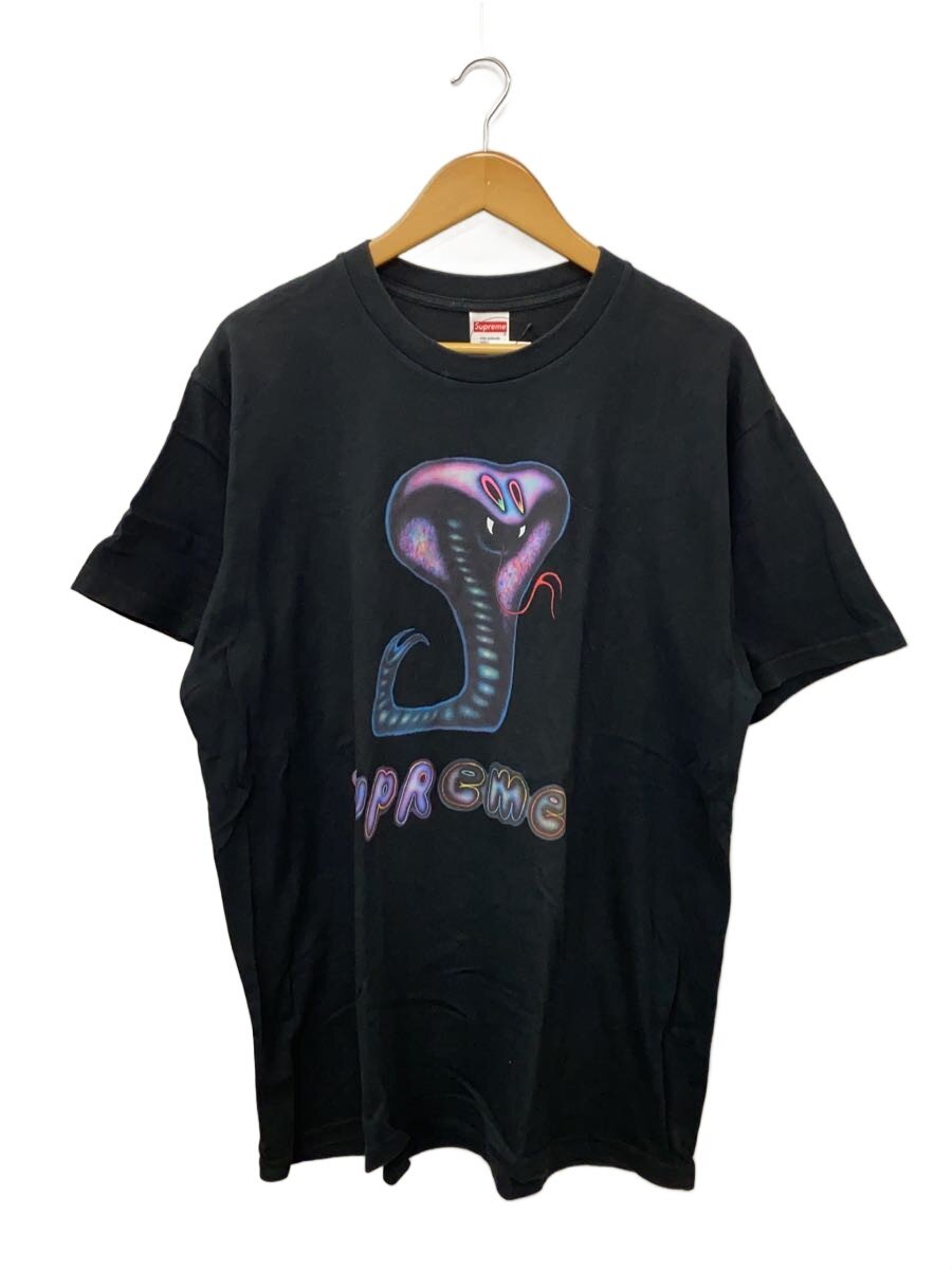 【中古】Supreme◆21SS/Snake Tee/L/コットン/BLK【メンズウェア】