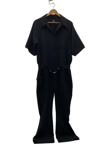 【中古】Needles◆オールインワン/JUMPSUIT/S/ポリエステル/BLK/無地/QV193【メンズウェア】 【中古】Needles◆オールインワン/JUMPSUIT/S/ポリエステル/BLK/無地/QV193【メンズウェア】