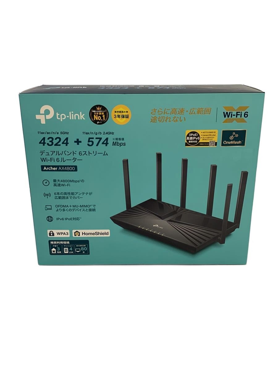 【中古】tp-link◆無線LANルーター(Wi-Fiルーター) Archer AX4800//【パソコン】