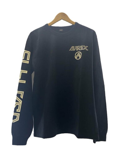 【中古】AVIREX◆長袖Tシャツ/XL/コットン/BLK/プリント/6183506【メンズウェア】 【中古】AVIREX◆長袖Tシャツ/XL/コットン/BLK/プリント/6183506【メンズウェア】