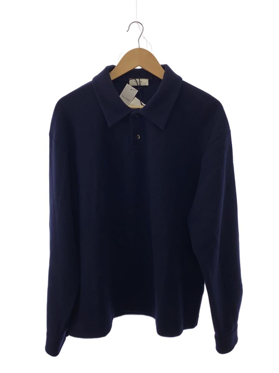 The CLASIK◆トップス/46/ウール/NVY/CKCS-038/CLASSIC POLO SHIRTS