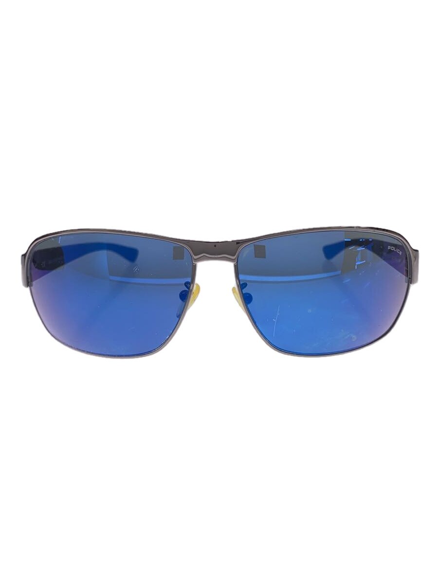 POLICE - 【中古】POLICE◆サングラス/SLV/BLU/メンズ/63 13【服飾雑貨他】