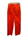 【中古】DENHAM◆ボトム/38/ポリエステル/ORN/02-22-04-10-004【レディースウェア】